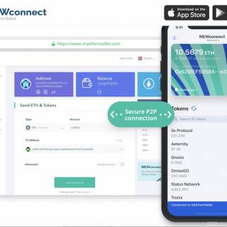 MyEtherWallet(マイイーサーウォレット)で自分のウォレットにアクセスする方法：MEWconnect