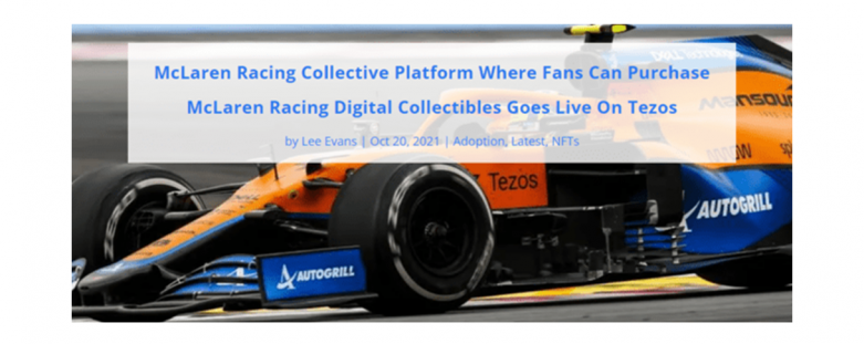 マクラーレン・レーシングが、NFTやデジタルコレクターズアイテムを購入できる新たなプラットフォーム「McLaren Racing Collective」の運用を開始