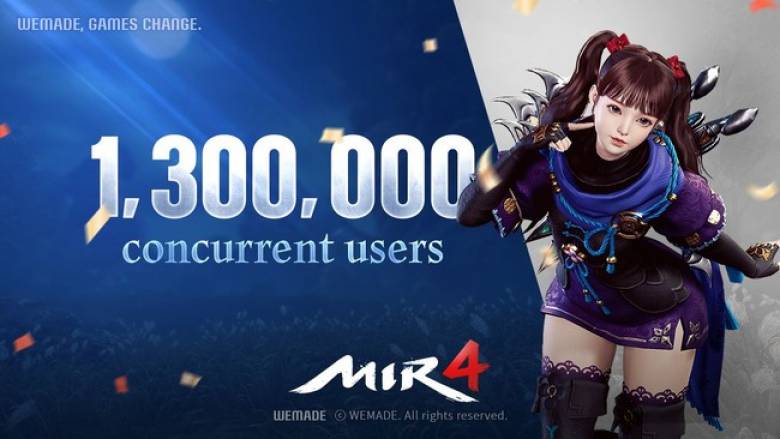 「MIR4」が同時接続数130万人突破