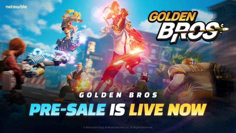 ネットマーブル 最新カジュアルシューティングゲーム『GOLDEN BROS』第2回プレセール開催