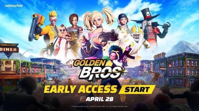 ネットマーブルの新作P2Eシューティングゲーム「GOLDEN BROS」4月28日よりアーリーアクセスがスタート