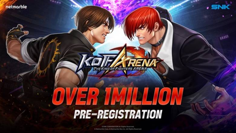 ネットマーブル最新対戦格闘ゲーム「KOF ARENA」グローバル事前登録者数が100万人を突破