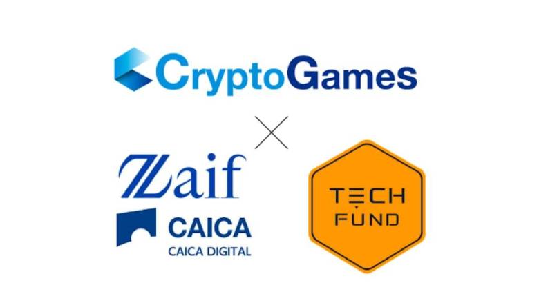 CryptoGamesとCAICA DIGITAL及びTECHFUNDが提携し、ブロックチェーンゲーム開発を支援