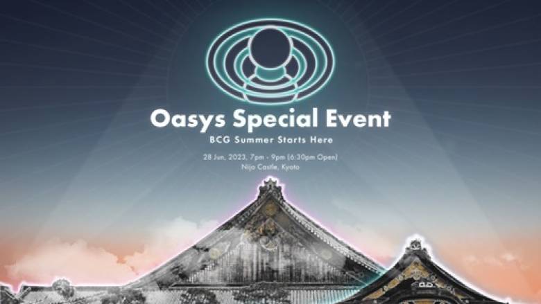 Oasysが「Oasys Special Event」で新作ゲームと新Verseを発表すると発表