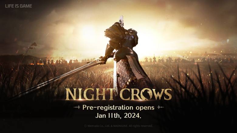 WEMADEのBCG最新作「Night Crows」2024年グローバルリリース
