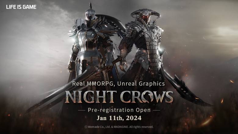 WEMADEが提供するRPG「Night Crows」事前登録開始。