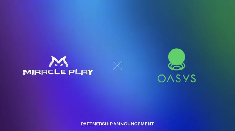 Miracle Play Announces Partnership with Oasys to Promote Esports Tournaments and the Gaming Industry with Web3 Technology