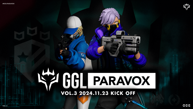 Esports Tournament "GGL:PARAVOX VOL.3" Scheduled for November 23rd! Winners to Receive Amazon Gift Cards and Exclusive Skins