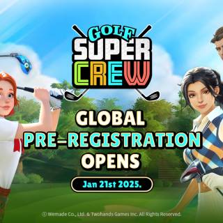 Wemade、スマホ向けゴルフゲーム「Golf Super Crew」のグローバル事前予約を開始