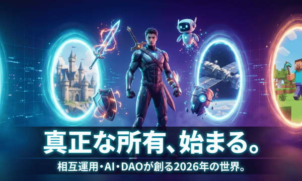 NFTゲーム、2026年は「所有・取引・報酬」を実装段階へ　P&Eと相互運用が軸になる