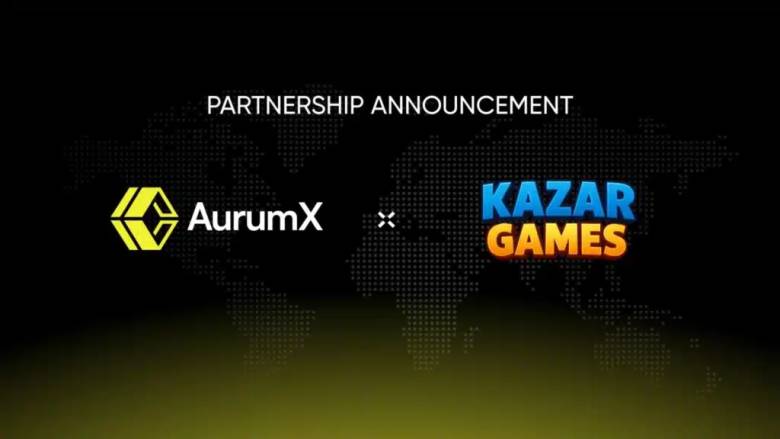AurumX and Kazar Games partner on February 28 to build Web3 game financial infrastructure, with a track record of 7 games, 100,000 wallets, and 12 million transactions.