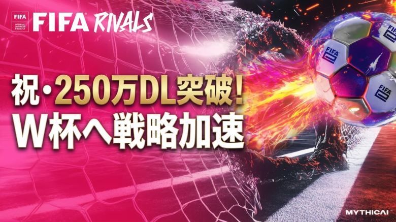 FIFA Rivals 2.5Mダウンロード突破、World Cup 2026に向けマルチゲーム戦略を加速