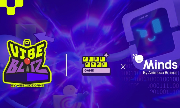 YGGがAI時代のゲーム開発プラットフォーム「vibecode.game」始動——Animoca Brandsと$5,000 VibeBlitz Game Jam開催