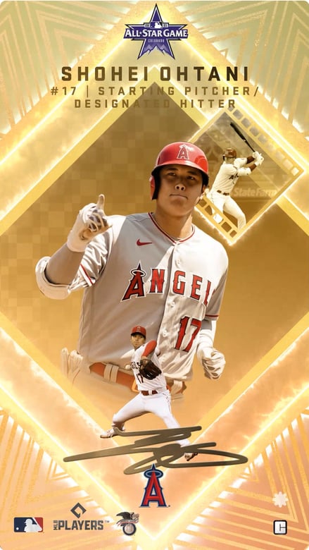 「MLB ICONリードオフシリーズ」に今年初、大谷翔平選手のアイテムが登場
