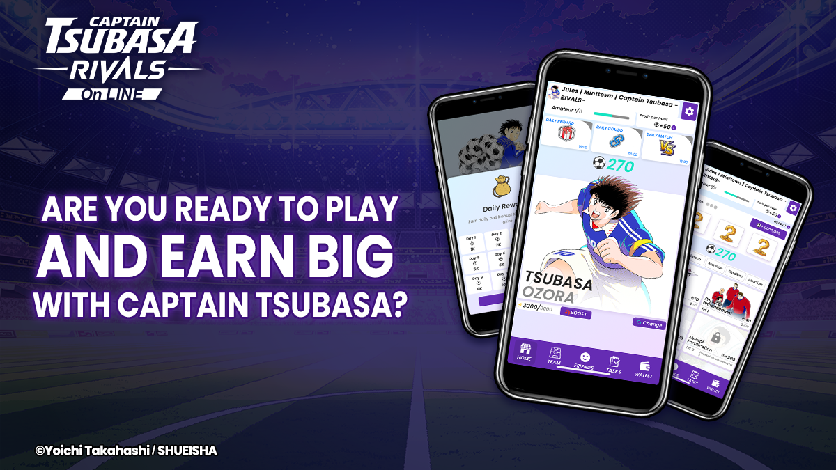 "**Captain Tsubasa -RIVALS- on LINE" Selected as Launch Title for LINE Mini Dapp Portal. Official Campaign Also Starts**"