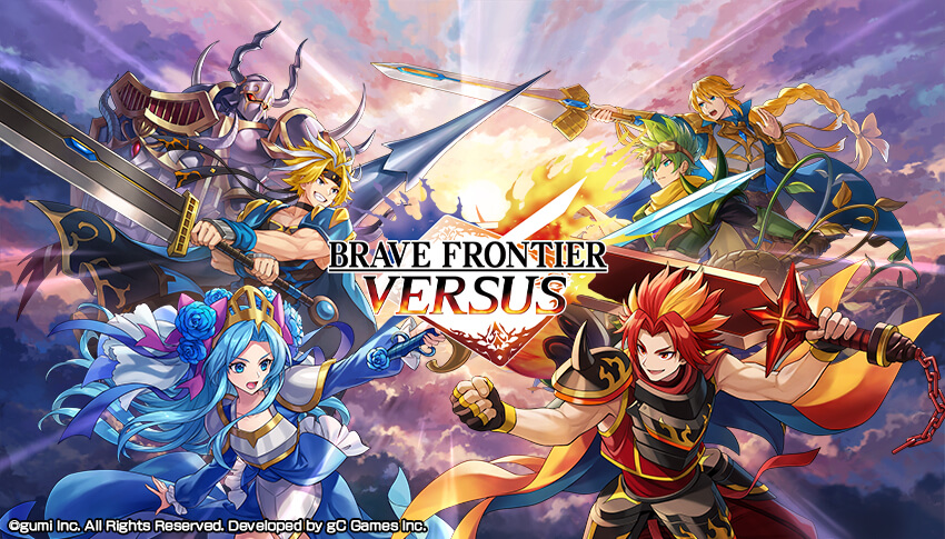 Gumi, global simultaneous distribution begins with "BRAVE FRONTIER VERSUS," marking a new chapter for the "Burefuro" series.