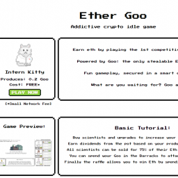 Ether Goo - Idle Game(イーサグー　-アイドルゲーム-)